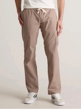 Quince Men’s Organic Stretch Ripstop Straight Pants in Morel Grey Size Large